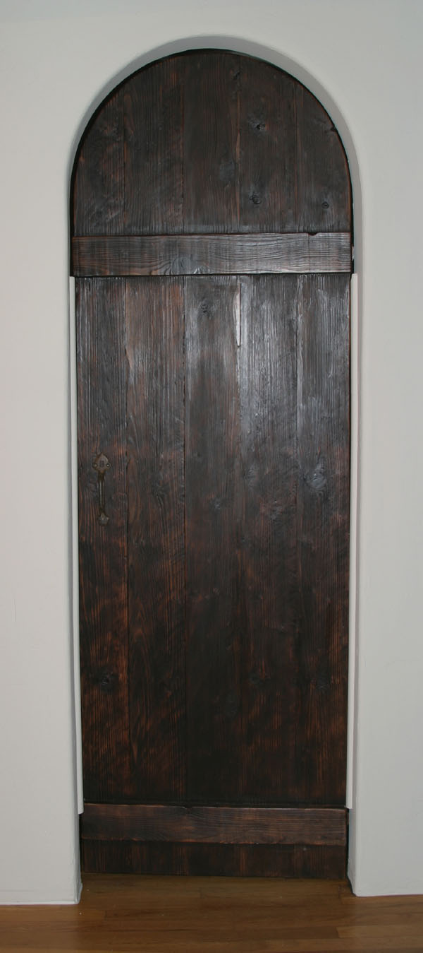 Arched Bathroom Door