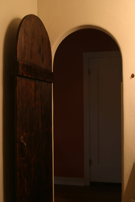 Arched Bathroom Door